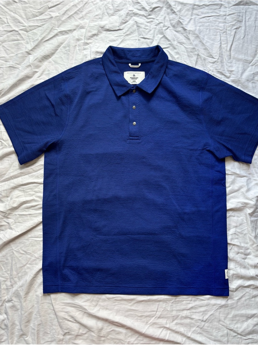 Reigning Champ Deep Royal Blue Men's Polo
